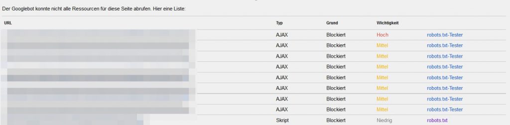 search-console-robot-gesperrt