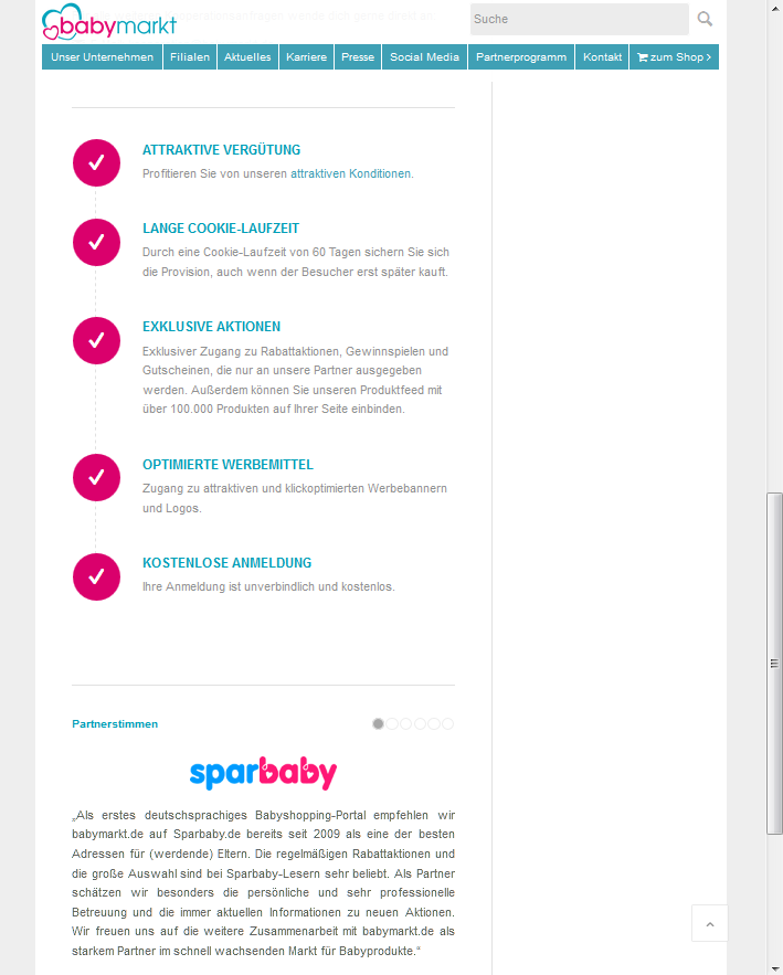 Partnerprogramm babymarkt.de