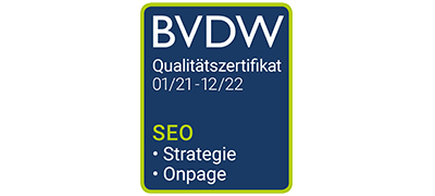 BVDW Zertifikat SEO